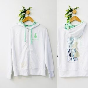 Disney Parks NWT Alice In Wonderland Full Zip Hoodie